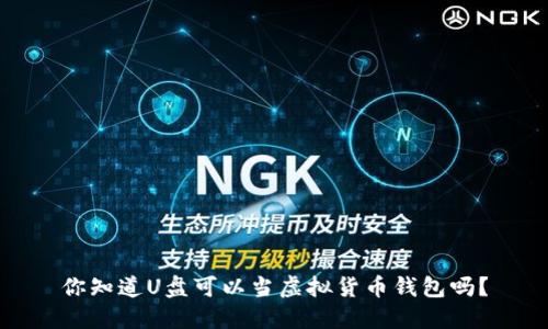 你知道U盘可以当虚拟货币钱包吗？
