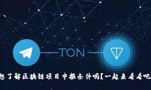 想了解区块链项目申报条件吗?一起来看看吧!