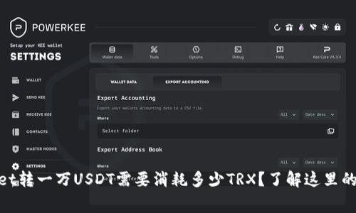 使用tpWallet转一万USDT需要消耗多少TRX?了解这里的费用与步骤
