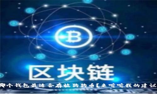 哪个钱包最适合存放狗狗币？来听听我的建议！