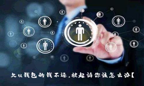 欠u钱包的钱不还,被起诉你该怎么办?