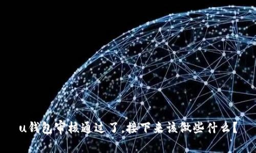 u钱包审核通过了,接下来该做些什么?