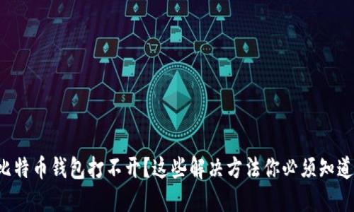 比特币钱包打不开?这些解决方法你必须知道!