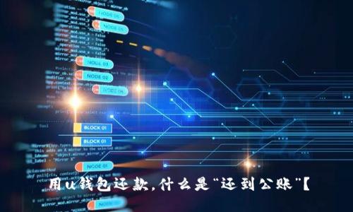 用u钱包还款,什么是“还到公账”?