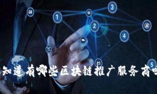 你知道有哪些区块链推广服务商吗?
